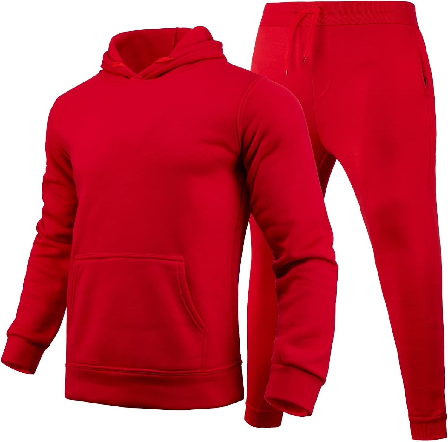 61uYH0ntYPL._AC_SL1500_.jpg Men Women Hooded Sweatshirt 2 Pieces Set Tracksuit Long Sleeve Activewear Casual Athletic Jogging Clothes - Image 1