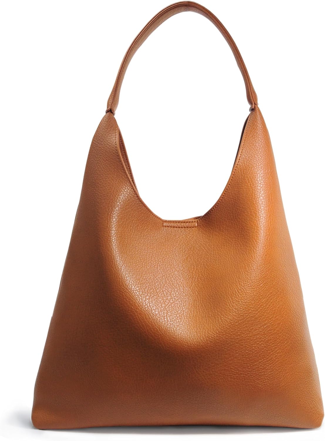 716JxJB8KL._AC_SL1500_.jpg Bags for Women Soft Vegan Leather Shoulder Handbag Slouchy Tote Purses - Image 1