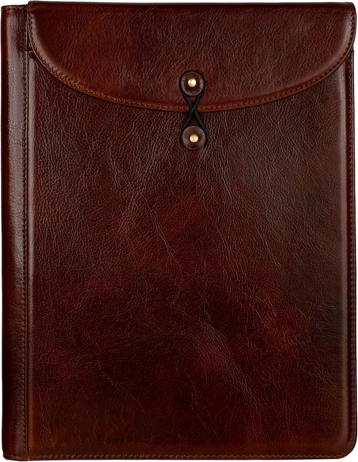 91V3VcWWrIL._AC_SL1500_.jpg Leather - Full-Grain Leather Portfolio – Document Briefcase Made in Italy – Tablet size bag - Image 1